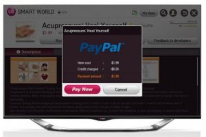 LG скрестила PayPal с телевизором