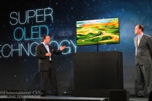 Samsung анонсировала 55-дюймовый Super OLED TV